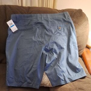 Rip Curl Blue Flat Front Men Shorts 21 inch long.